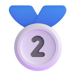 2nd place medal - 第二名奖牌
